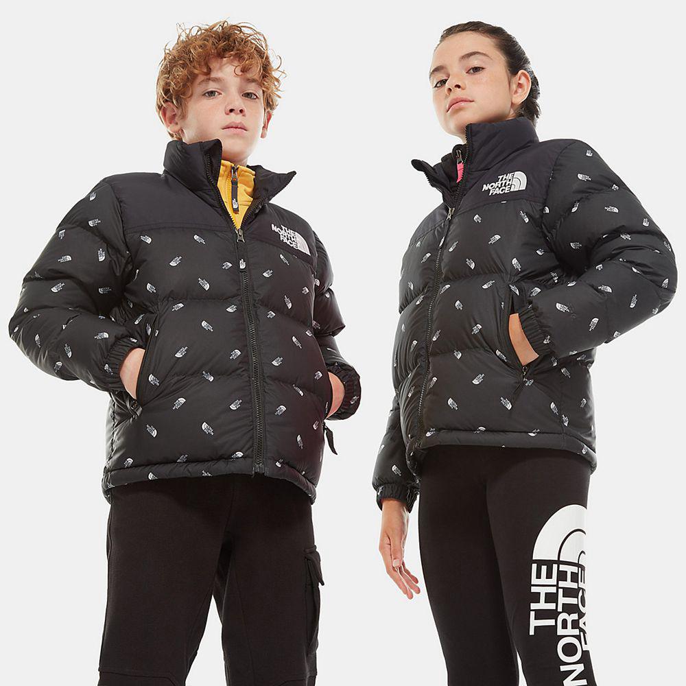 The North Face 1996 Retro Παιδικα Μπουφάν Nuptse - Μαυρα (ZXMO32501)